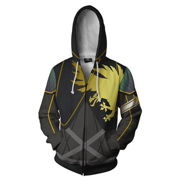 Warlock Destiny 2 Sudadera Estampada con Cremallera para Adultos Unisex